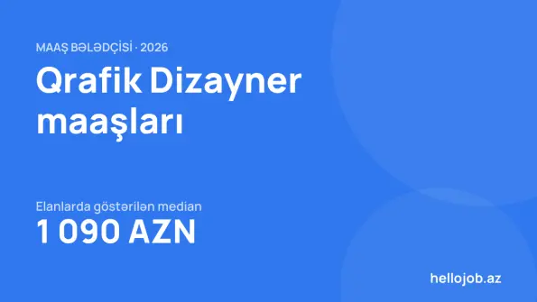 Qrafik Dizayner maaşları 2026: elanlarda hansı maaşlar təklif olunur?