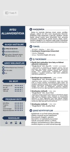 Allahverdiyeva Aysu