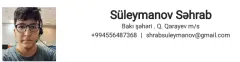 Süleymanov Səhrab